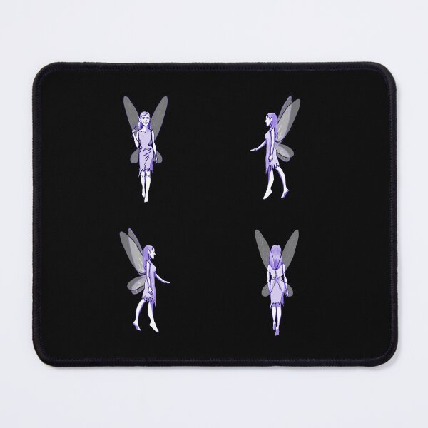 Item preview, Purple Fairies on Black designed and sold by Elizabeth's Music & Arts.
