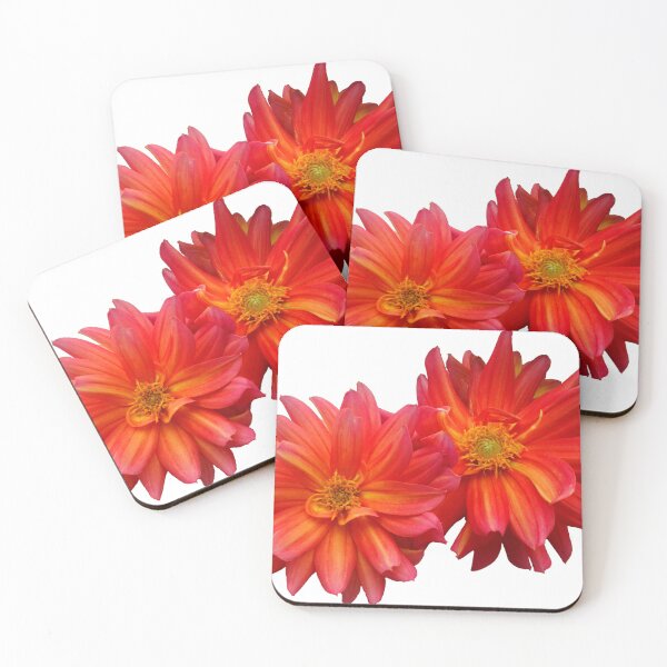 Item preview, Two red dahlias designed and sold by Maxiverse.
