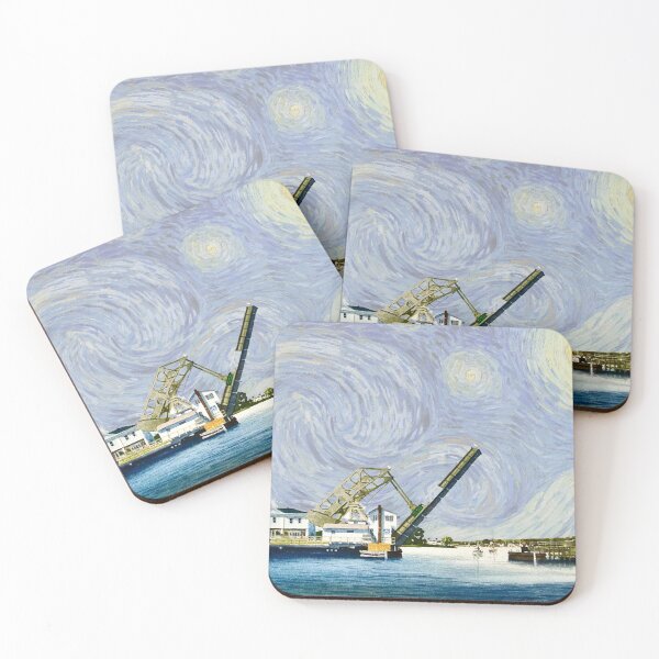 Item preview, Van go over the Mystic Bascule Bridge designed and sold by cldmonet.