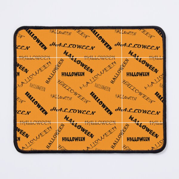 Item preview, halloween weird word font pattern orange design designed and sold by K0tK0tu.