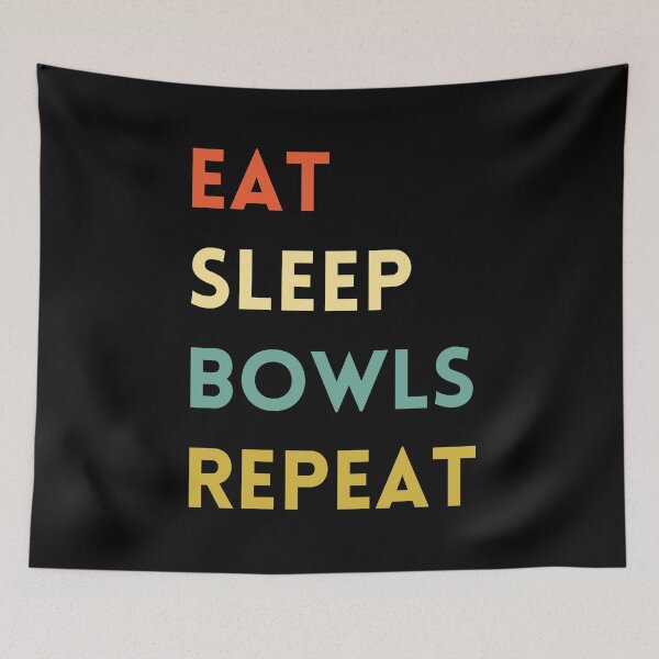 Item preview, Lawn Bowls - Eat Sleep Bowls Repeat designed and sold by Keep-Rolling.