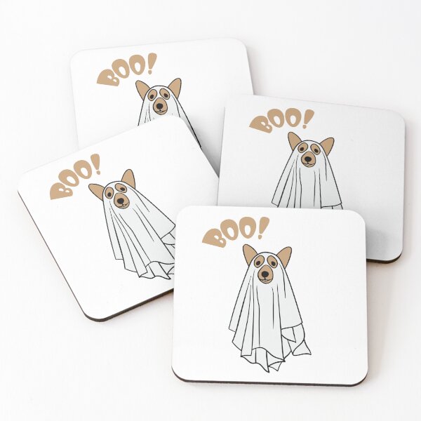 Item preview, Cute Boo Ghost Dog Halloween | Halloween Dog designed and sold by azy2shop.