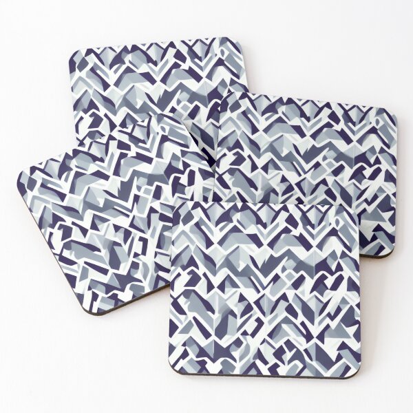Item preview, Abstract Geometry Design in  Shades of Grey designed and sold by Evolvity.
