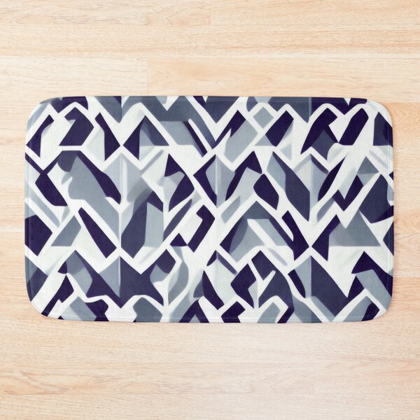 Item preview, Abstract Geometry Design in  Shades of Grey designed and sold by Evolvity.