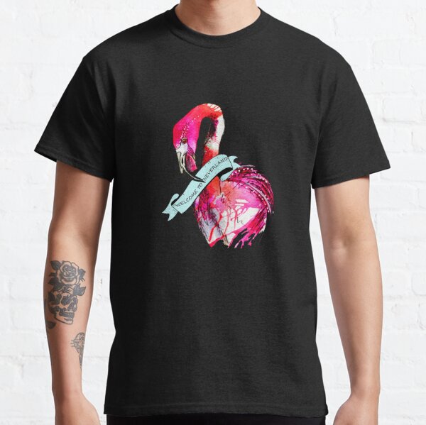 Flamingo Tattoo T Shirts Redbubble - roblox feather family raven vs phoenix baby birds i got invited