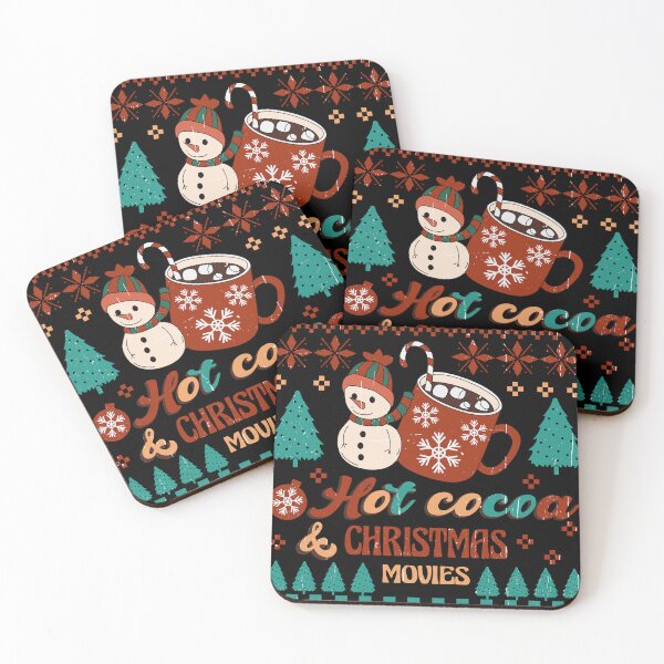 Item preview, hot cocoa and christmas movies designed and sold by netdota.