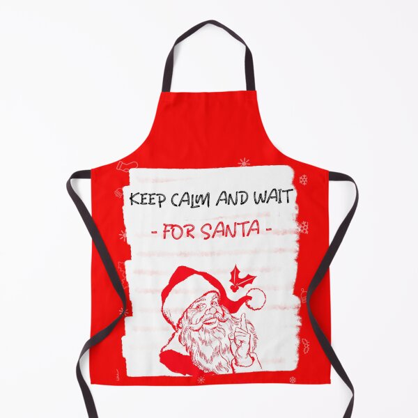 Item preview, KEEP CALM AND WAIT FOR SANTA designed and sold by BestCoolStuff.