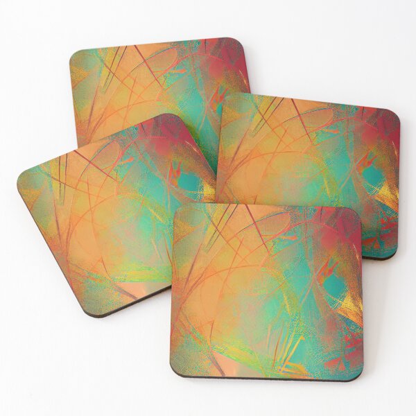 Item preview, Digital Abstract Geometry Vibrant Art in Bright Colors designed and sold by Evolvity.