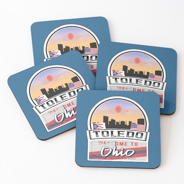 Item preview, Toledo, Welcome to Ohio, The Buckeye State | Ohio State and Cities Series -40 designed and sold by WorldStateArt.
