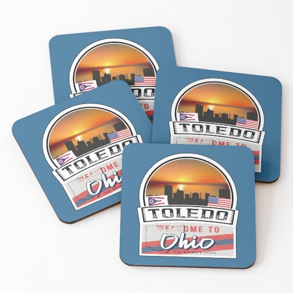 Item preview, Toledo, Welcome to Ohio, The Buckeye State | Ohio State and Cities Series -41 designed and sold by WorldStateArt.