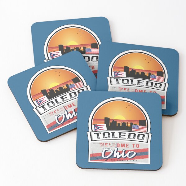 Item preview, Toledo, Welcome to Ohio, The Buckeye State | Ohio State and Cities Series -42 designed and sold by WorldStateArt.