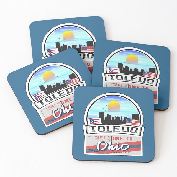 Item preview, Toledo, Welcome to Ohio, The Buckeye State | Ohio State and Cities Series -46 designed and sold by WorldStateArt.
