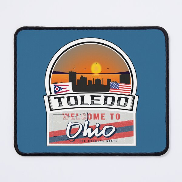 Item preview, Toledo, Welcome to Ohio, The Buckeye State | Ohio State and Cities Series -48 designed and sold by WorldStateArt.