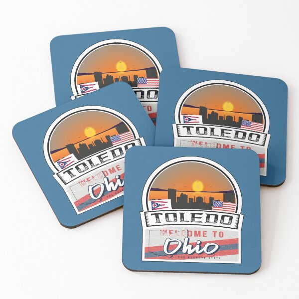 Item preview, Toledo, Welcome to Ohio, The Buckeye State | Ohio State and Cities Series -48 designed and sold by WorldStateArt.