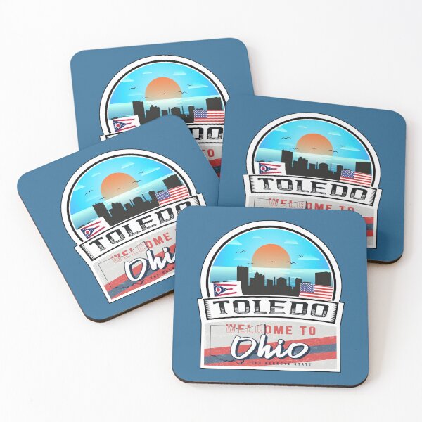Item preview, Toledo, Welcome to Ohio, The Buckeye State | Ohio State and Cities Series -51 designed and sold by WorldStateArt.