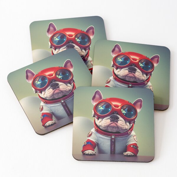Item preview, Funny French Bulldog astronaut - Dog With Pilot Glasses designed and sold by ONORMAL.