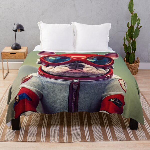 Item preview, Funny French Bulldog astronaut - Dog With Pilot Glasses designed and sold by ONORMAL.