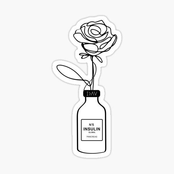 Insulin - The Beauty in Type One Diabetes Sticker