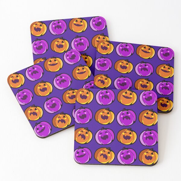Item preview, Pumpkin Faces Pattern designed and sold by GoobyCloud.