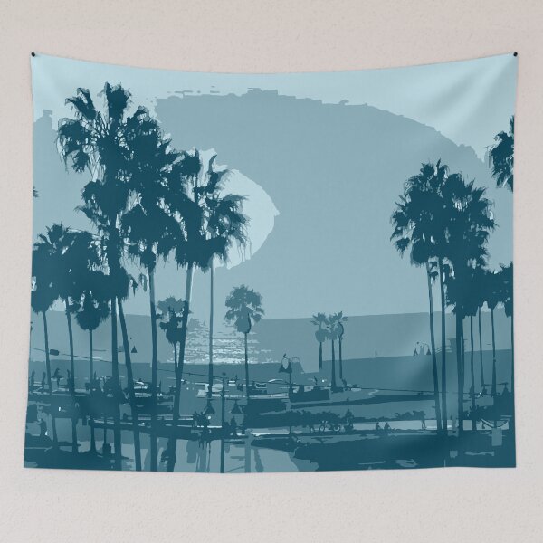 Item preview, Venice Beach Sunset - Blue designed and sold by Meg-Martin.