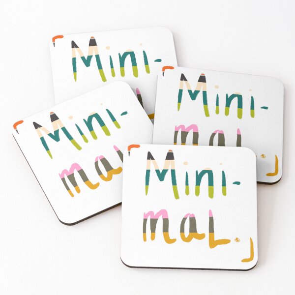 Item preview, Minimal, digital art, colorful illustration, lettering designed and sold by missscutter.
