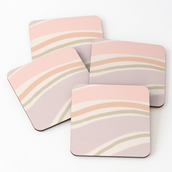 Item preview, Liquid Swirl Wavy Lines Maximalist Pattern Retro Style Cute Aesthetic Pale Pink designed and sold by scorpiolane.