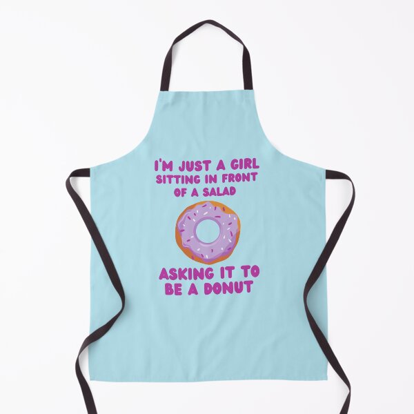 Item preview, Just a girl staring at a salad asking it to be a donut designed and sold by JoeyGrace.