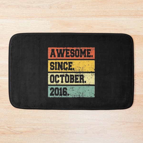 Item preview, 6 Years Old Awesome Since October 2016 designed and sold by farhoodi2200.