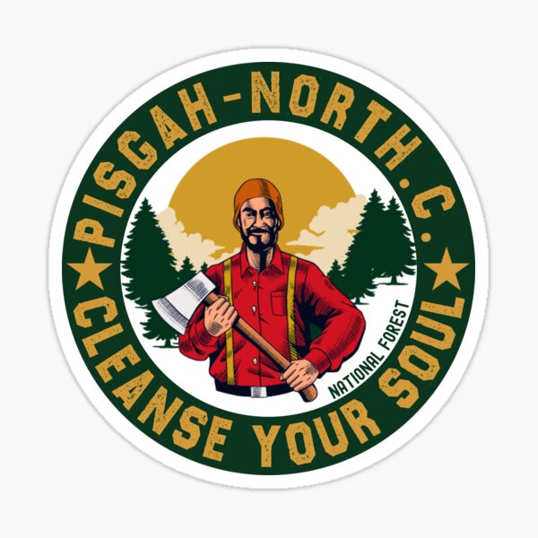 "Pisgah national forest North Carolina" Sticker for Sale by THEWFBD