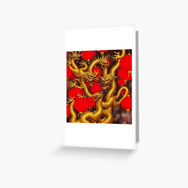 Item preview, Chinese Dragons And Lanterns designed and sold by ArtShare.