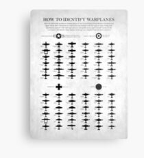 How To Identify Warplanes Metal Print