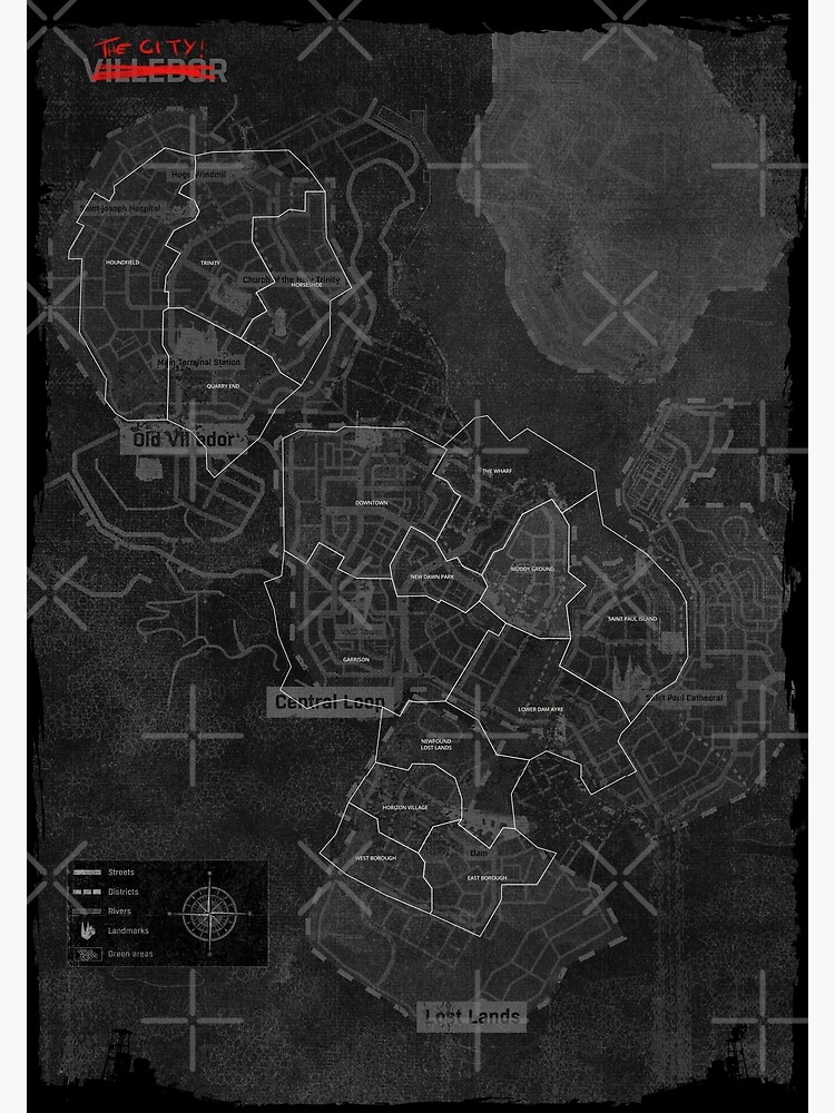"Dying Light 2 Stay Human Map" Poster for Sale by MrZero Redbubble