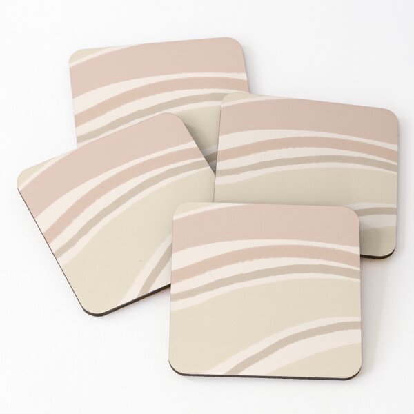 Item preview, Liquid Swirl Wavy Lines Maximalist Pattern Retro Style Cute Aesthetic Brown & Muted Yellow designed and sold by scorpiolane.