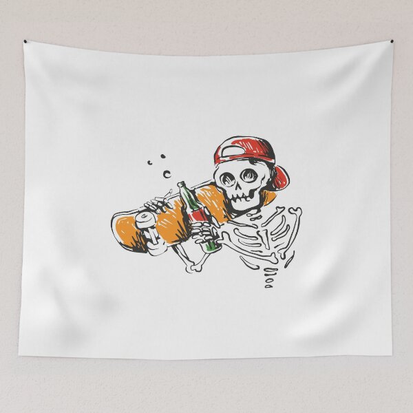 Item preview, Skeleton skater shirts designed and sold by Haron20.
