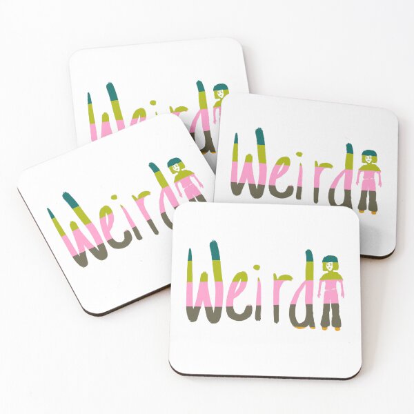 Item preview, Weird, Modern Art Illustration, Lettering Art, Colorful Illustration designed and sold by missscutter.