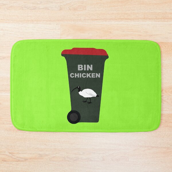 Item preview, Rubbish Bin Chicken on Green designed and sold by Digitaldingo.