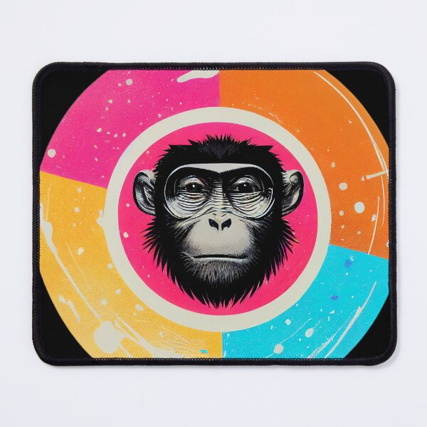 Item preview, The monkey in the colorful circle designed and sold by MAV-Arts.
