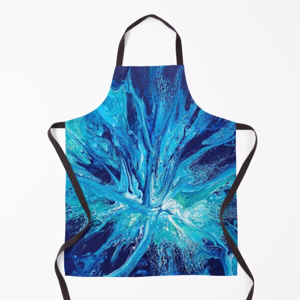 Item preview, Blue Splash Acrylic Paint Pour designed and sold by JFArtDesigns.