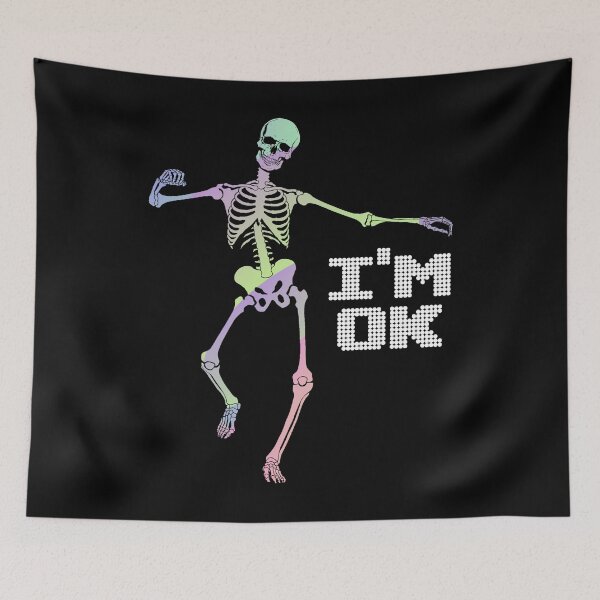 Item preview, I'M OK Skeleton Vintage designed and sold by antonberson.