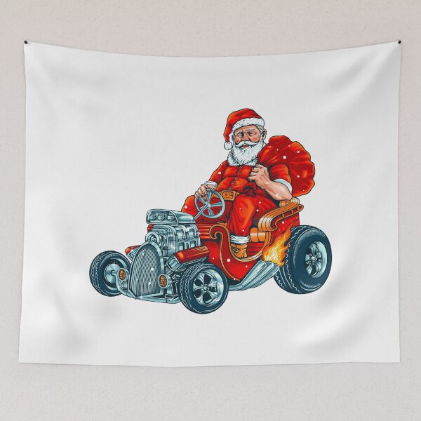 Item preview, Racing Car Santa Claus designed and sold by guesshirt.