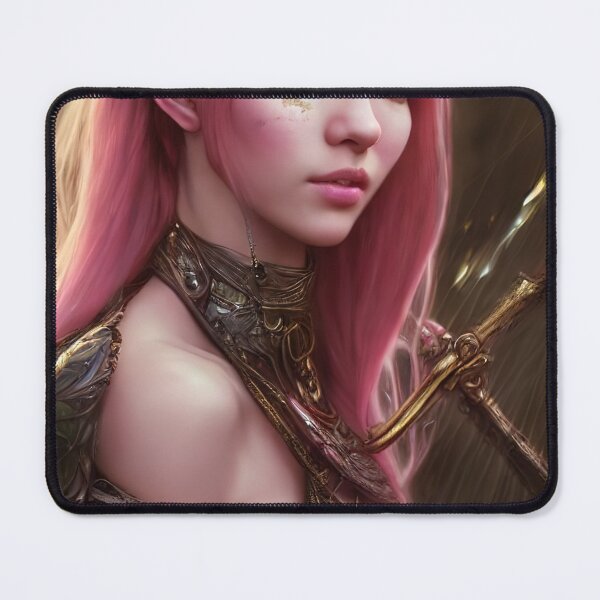Item preview, beautiful pink haired elf designed and sold by Balefirefantasy.