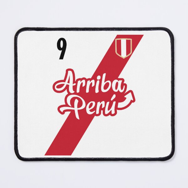 Item preview, Retro Arriba Peru Soccer Jersey 9 Peruvian Futbol Gift Tee Jersey Peruvian Fanatic Gift Retro Peruvian Gift Vintage Peru Shirt Peru Llama Cusco Gift Idea designed and sold by HallelujahTees.