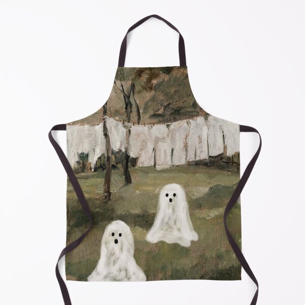 Item preview, Ghosts at l Laundry Line, Halloween Wall Art designed and sold by vintagevivian.