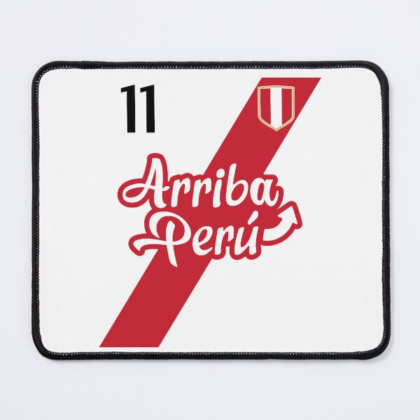 Item preview, Retro Arriba Peru Soccer Jersey 11 Peruvian Futbol Gift Tee Jersey Peruvian Fanatic Gift Retro Peruvian Gift Vintage Peru Shirt Peru Llama Cusco Gift Idea designed and sold by HallelujahTees.