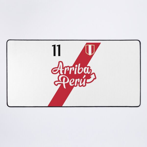 Item preview, Retro Arriba Peru Soccer Jersey 11 Peruvian Futbol Gift Tee Jersey Peruvian Fanatic Gift Retro Peruvian Gift Vintage Peru Shirt Peru Llama Cusco Gift Idea designed and sold by HallelujahTees.