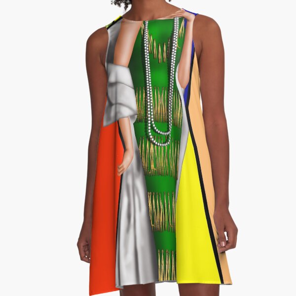 Shout Out to Mr. Picasso A-Line Dress