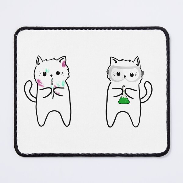 Item preview, Best friend cats opposite science art  designed and sold by Sydscriv.