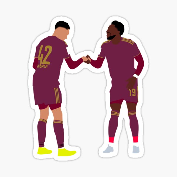 Jamal Musiala / Alphonso Davies Minimalist Sticker