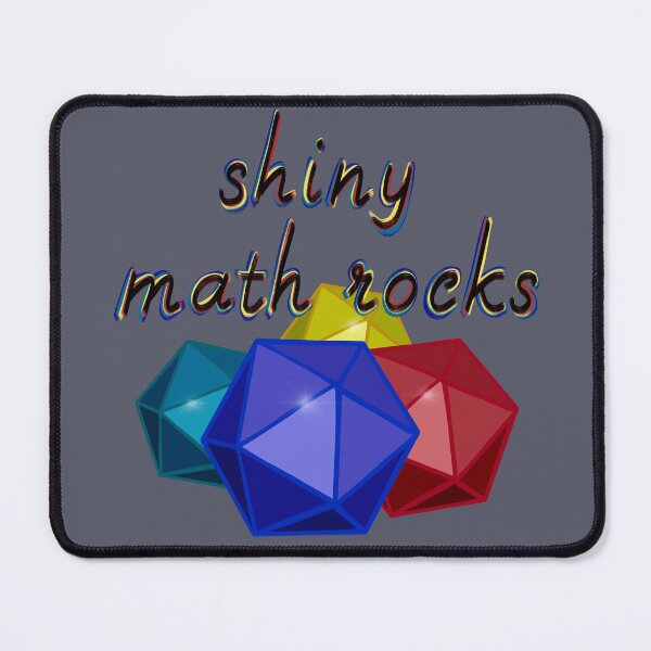 Item preview, Shiny Math Rocks (aka TTRPG Dice) designed and sold by StarlitFirefly.