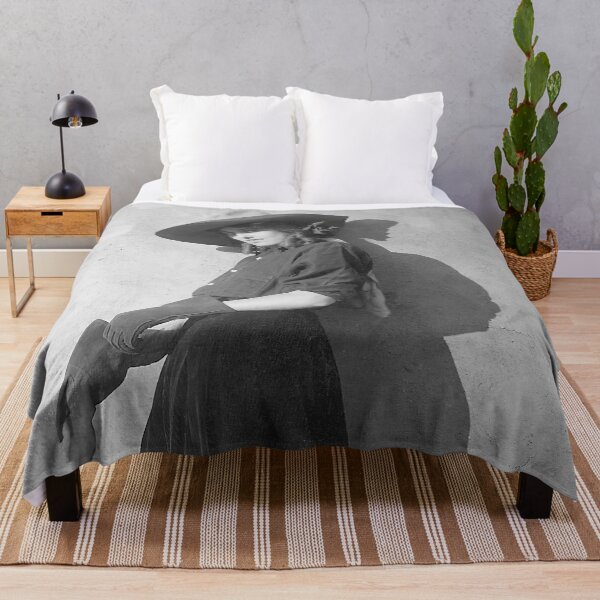 Item preview, Cowgirl, Black and White, Vintage Art designed and sold by modernretro.